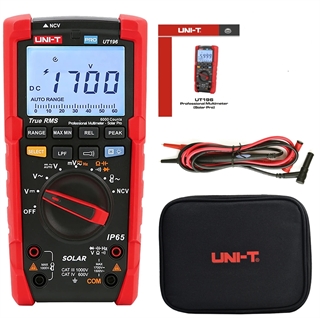 Resim UNI-T UT196 1700V DC Solar True RMS Profesyonel Multimetre