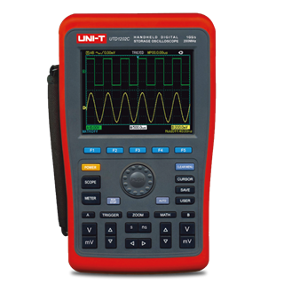Resim UNI-T UTD1202C 200MHz Çift Kanal El Tipi Osiloskop