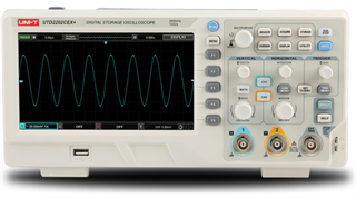 Resim UNI-T UTD2202CEX+ 200MHz Çift Kanal Masa Tipi Osiloskop