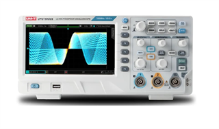 Resim UNI-T UPO1102CS 100MHz Çift Kanal Fosfor Görüntülemeli Masa Tipi Osiloskop